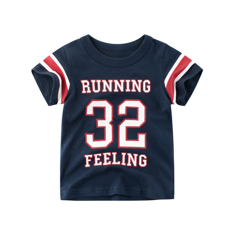 Summer children's T-shirt short sleeve boys' half sleeve top