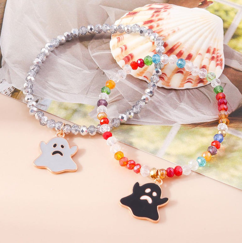 Ornament Halloween Ghost Beaded Bracelet Set Creative - Jointcorp