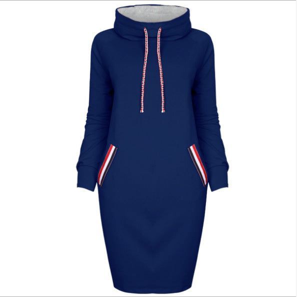 Ladies Winter Hooded Dresses Women Dress - Jointcorp