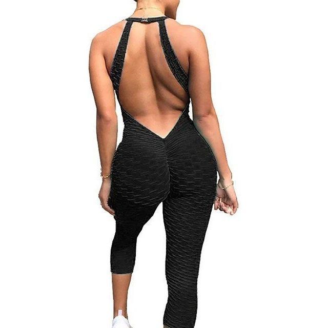 Yoga Pants, Honeycomb Pants, Female Yoga Fitness Jumpsuit - Jointcorp