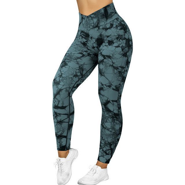 Seamless Tie Dye Leggings Women Yoga Pants Push Up Sport Fitness Running Gym Leggings - Jointcorp