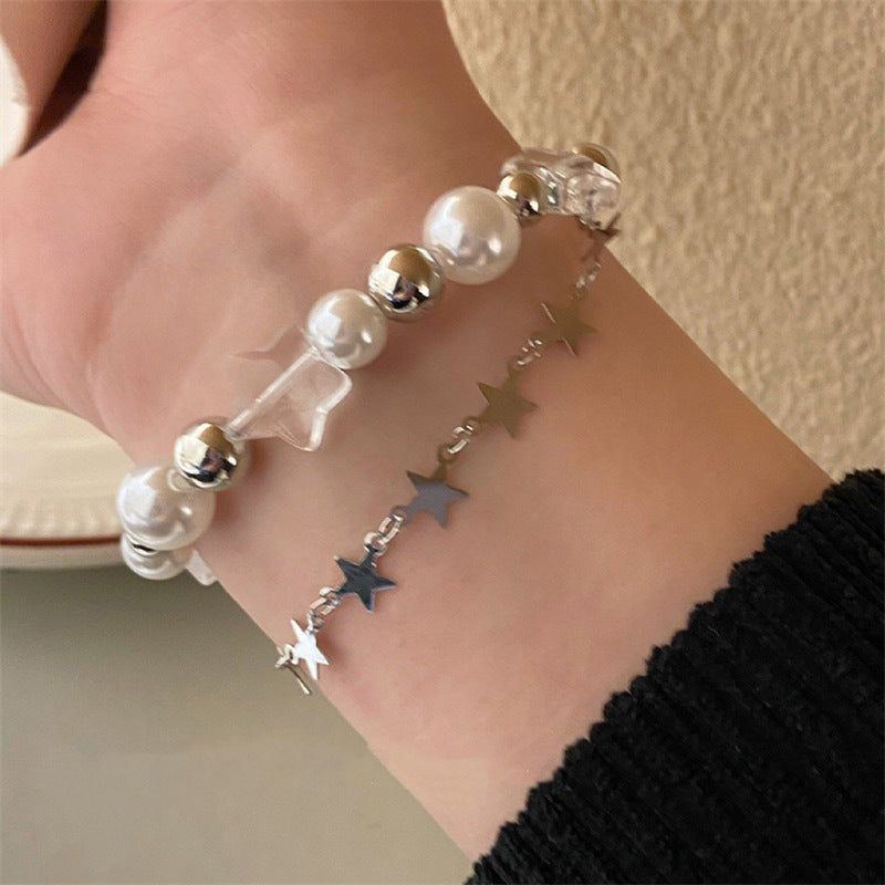 Beaded XINGX Bracelet New Double-layer Design Niche Ins Cute Style - Jointcorp