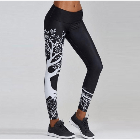 Women's Sports Yoga Pants Print Leggings - Jointcorp
