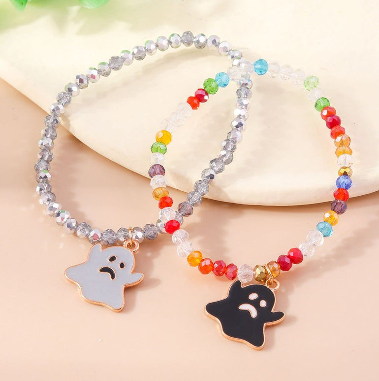 Ornament Halloween Ghost Beaded Bracelet Set Creative - Jointcorp