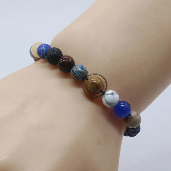 Universe Galaxy Galaxy Eight Planets Bracelet - Jointcorp