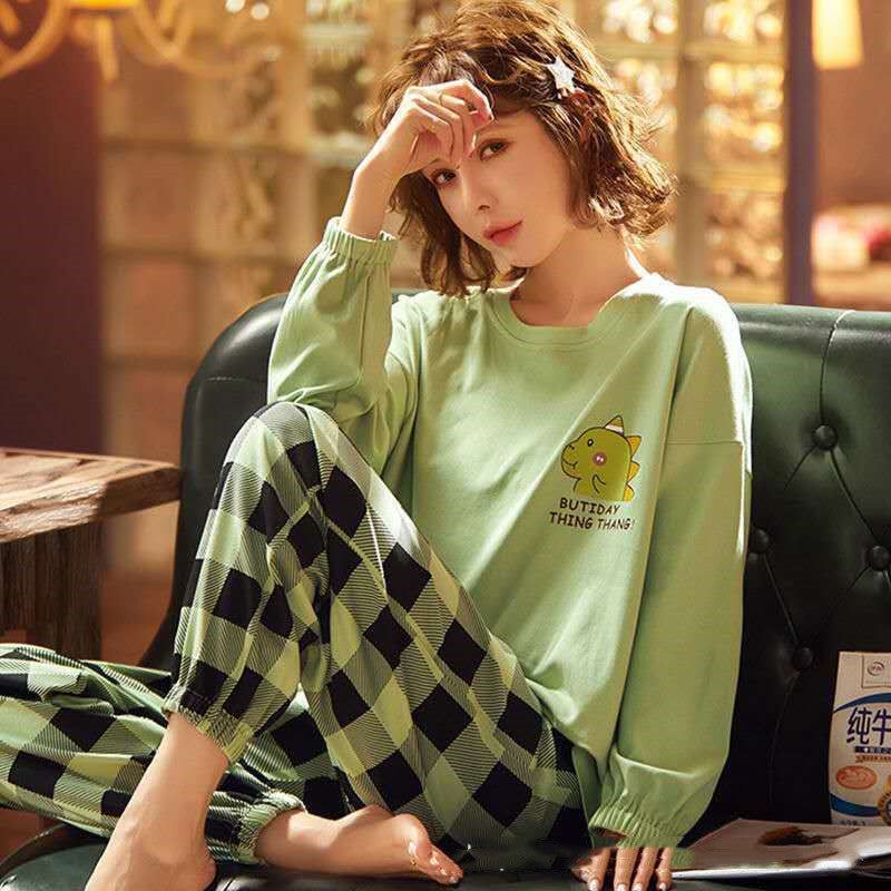 Pajamas Women Autumn Long Sleeves - Jointcorp