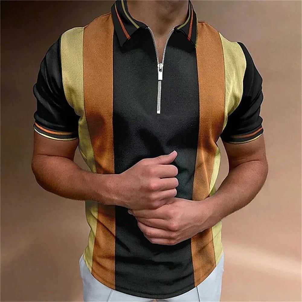 Men's 3D Printed Polo Shirt - Jointcorp