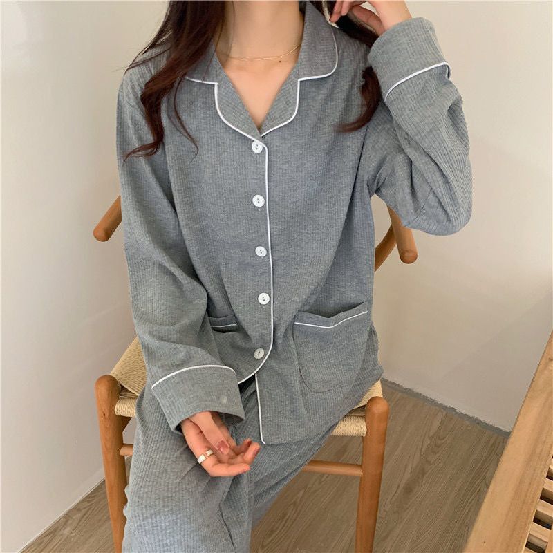 Japanese Pajamas Women Ins Sweet And Simple Homewear Suit - Jointcorp