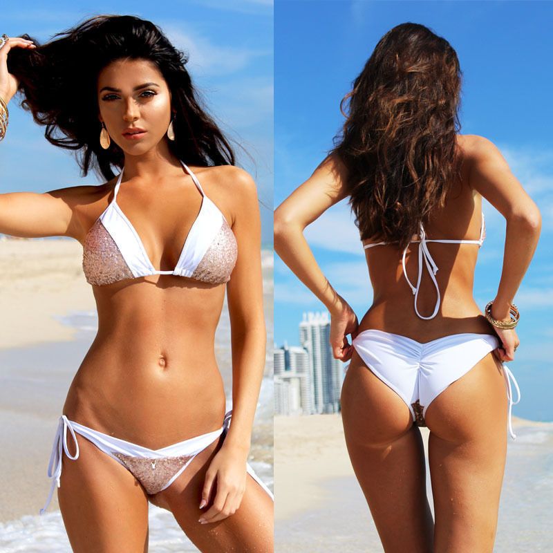 EBay fast selling hot sell 2021 Bikini Bikini Bikini new swimsuit split swimsuit SU0003