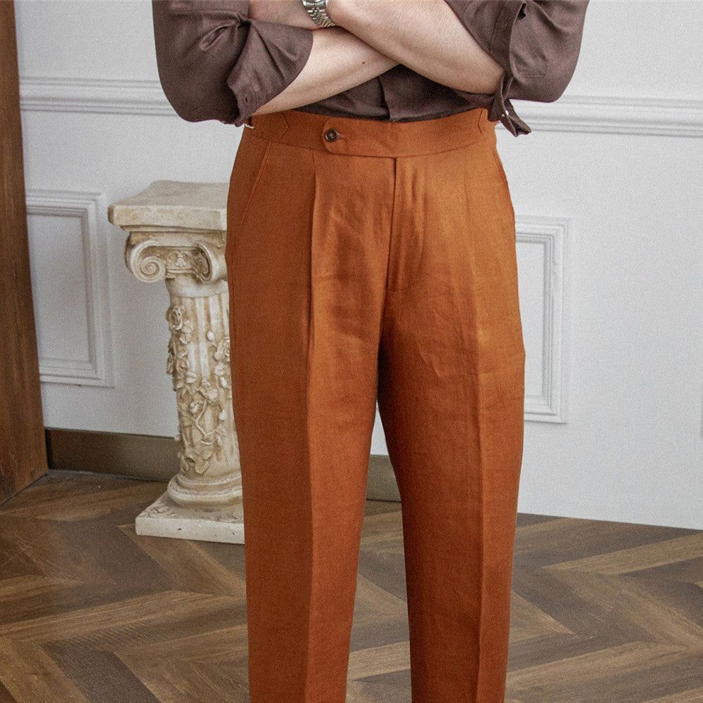 Men's Fashionable Linen Casual Pants - Jointcorp