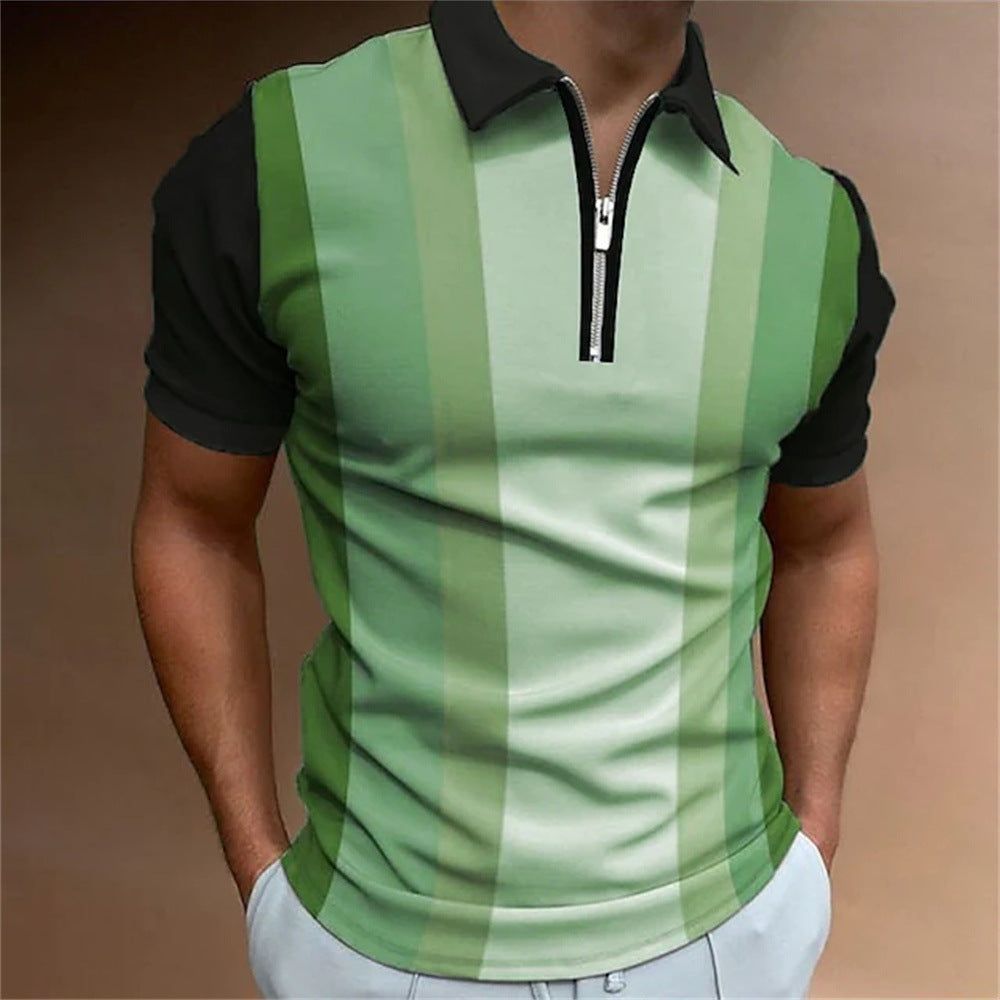 Men's 3D Printed Polo Shirt - Jointcorp