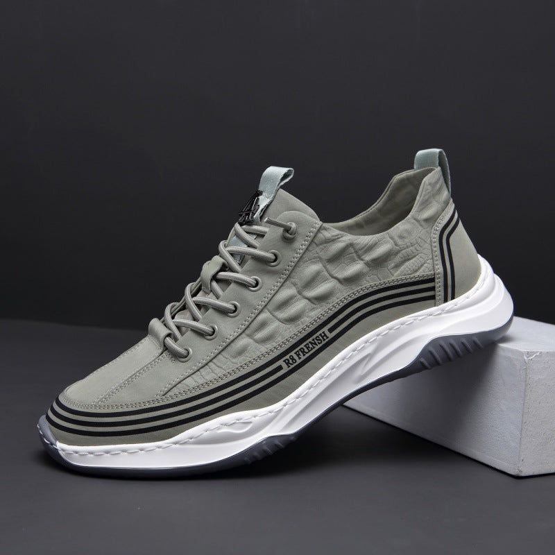 Fashion Summer Ice Silk Casual Men's Shoes