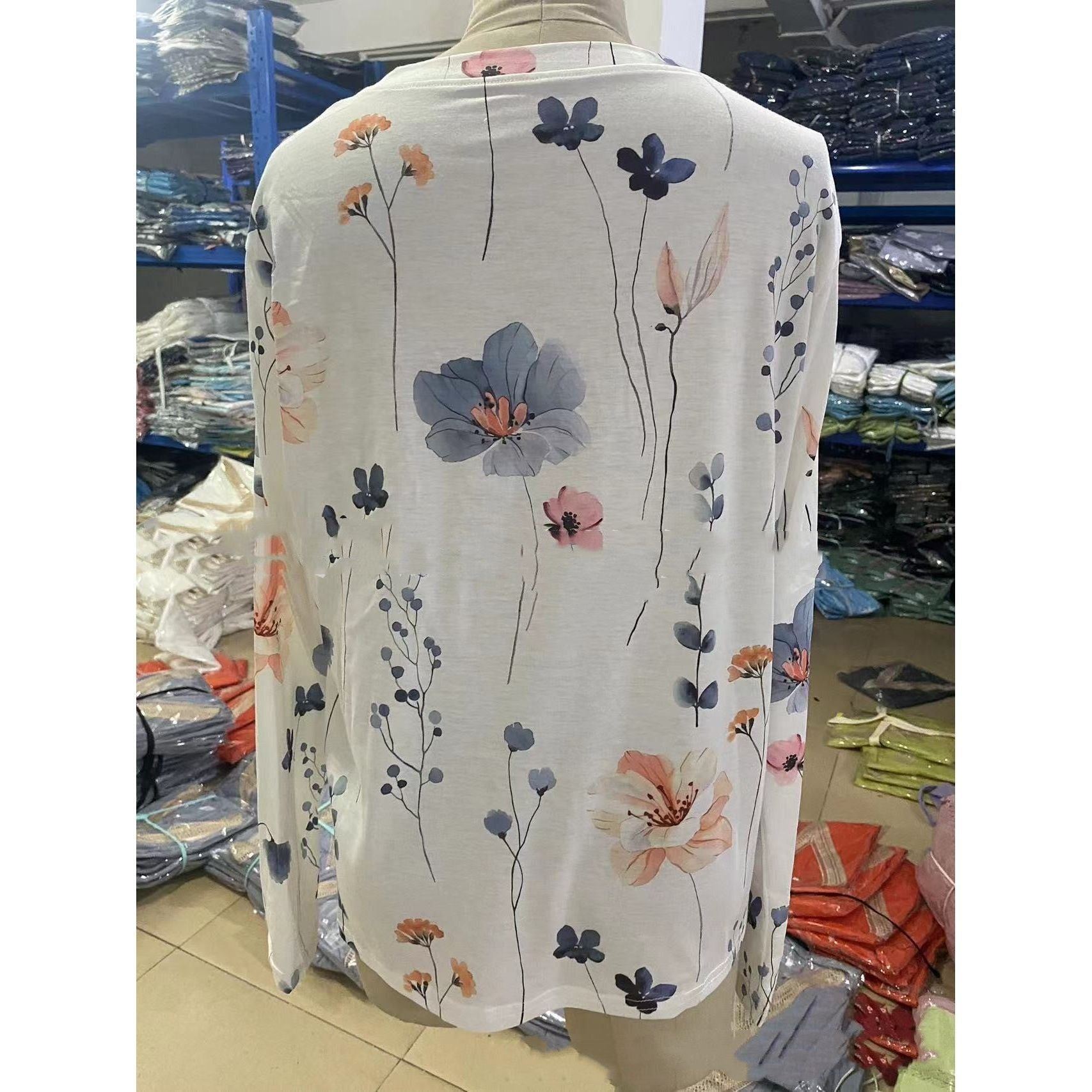 Long-sleeved Printed T-shirt Women's Ebay Independent Station