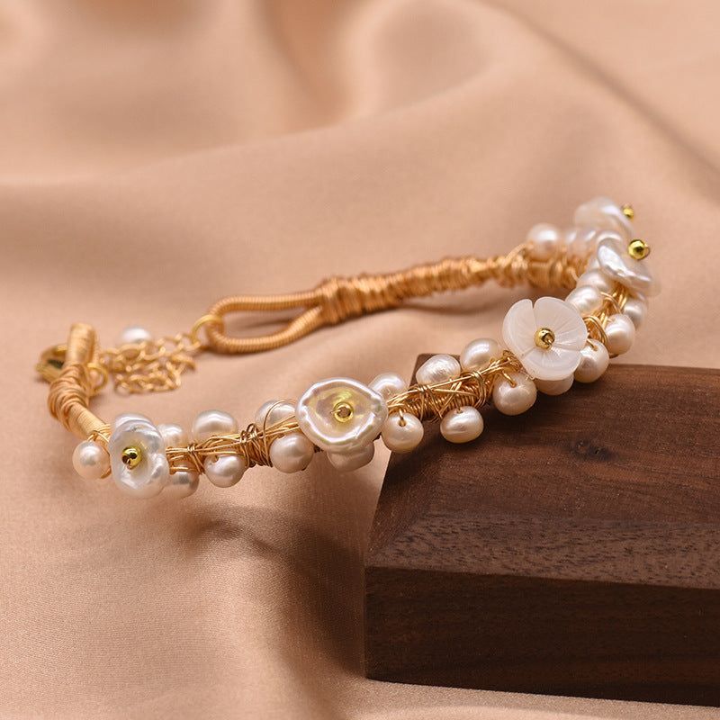 Natural Freshwater Pearl Adjustable Bracelet For Women - Jointcorp