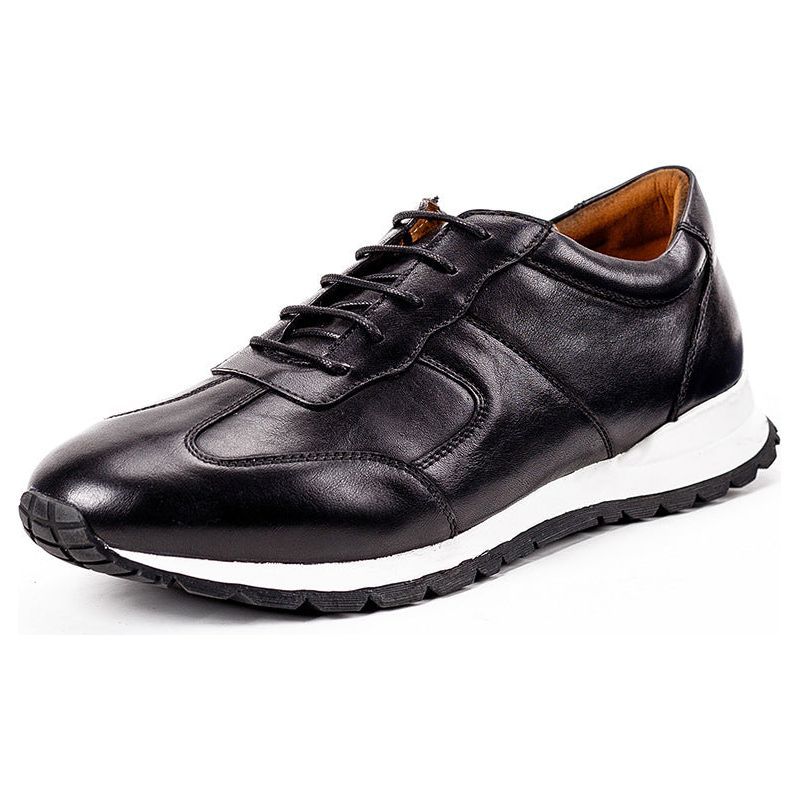 Handmade Men's Lace-up Leather Shoes