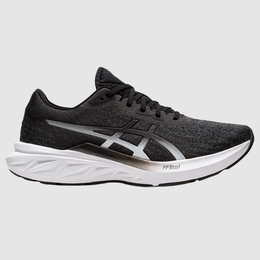 ASICS Women's DYNABLAST 2 Running Shoes, 9.5, Black/White