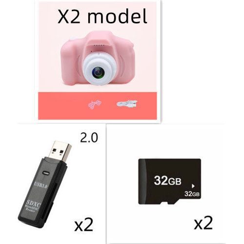 X2 HD Mini Cartoon Kids Digital Camera