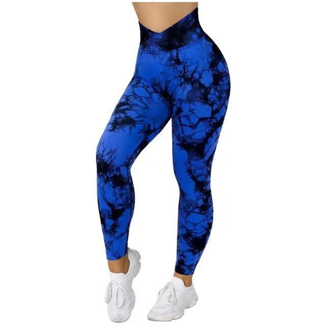 Seamless Tie Dye Leggings Women Yoga Pants Push Up Sport Fitness Running Gym Leggings - Jointcorp