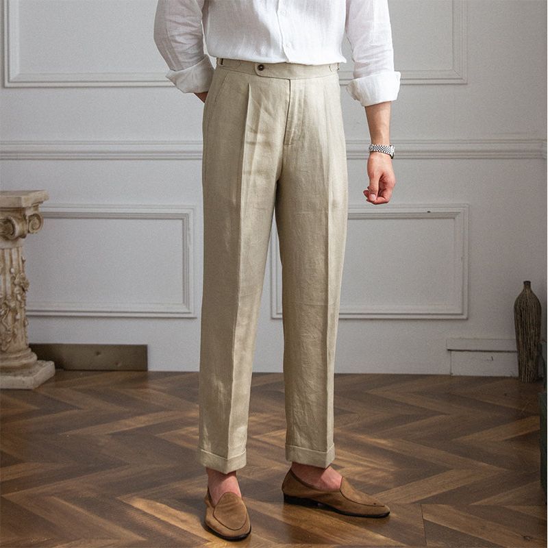 Men's Fashionable Linen Casual Pants - Jointcorp