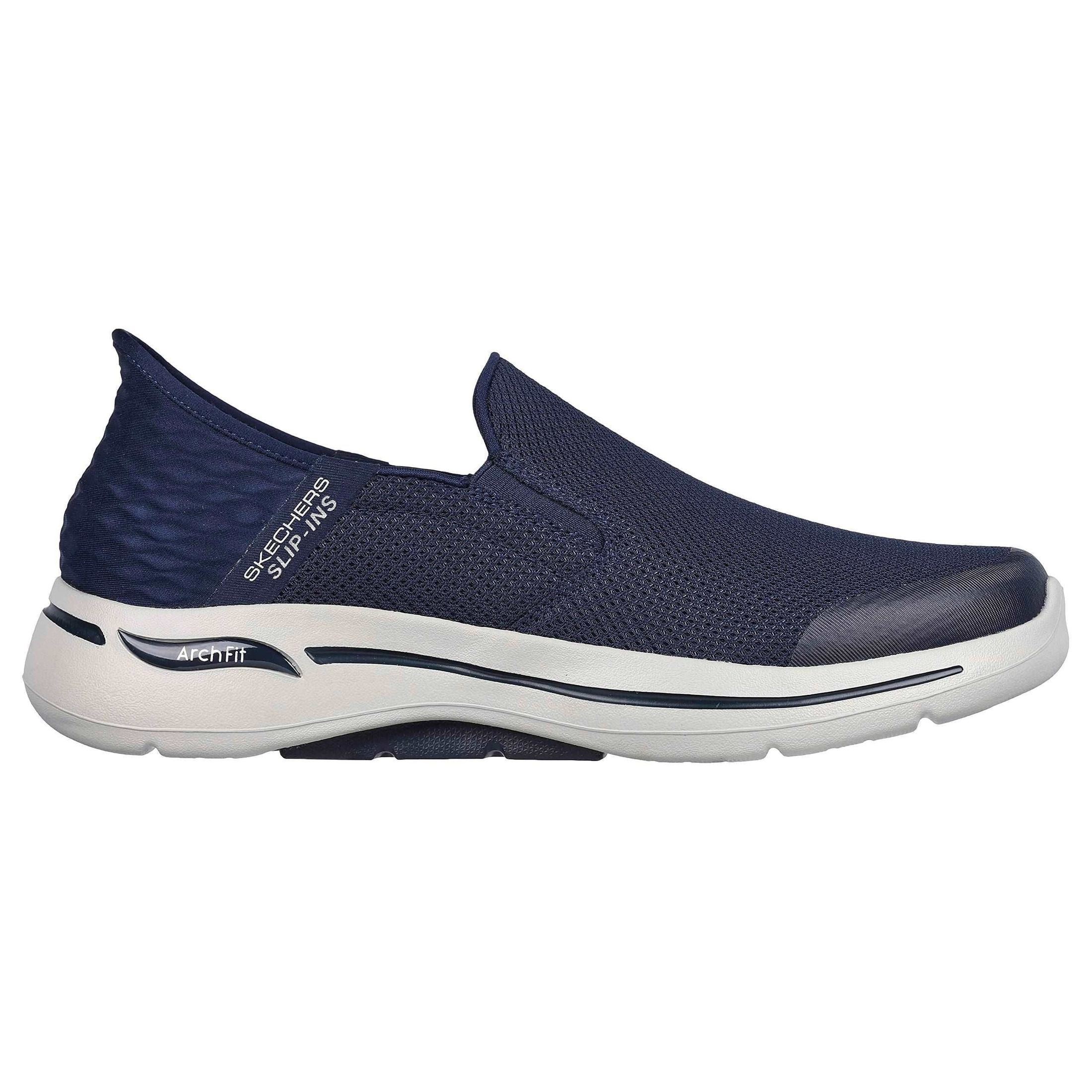 132-1370 Skechers Mens Casual Shoes Slip-Ins Go Walk Arch Fit - Hands Free 216259-NVY 40