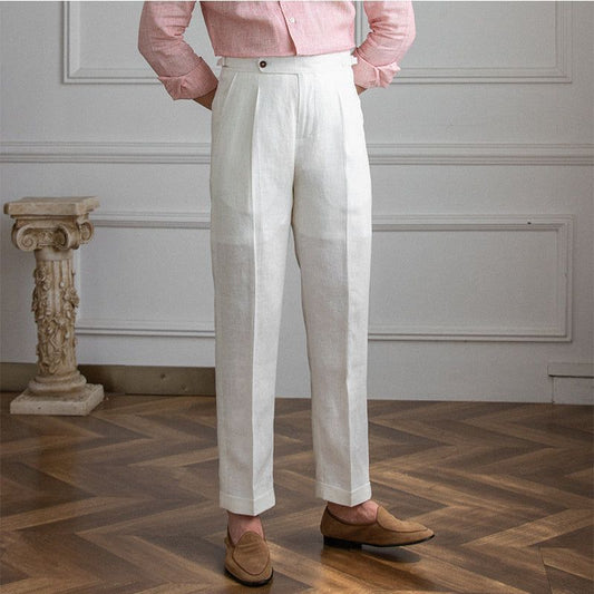 Men's Fashionable Linen Casual Pants - Jointcorp