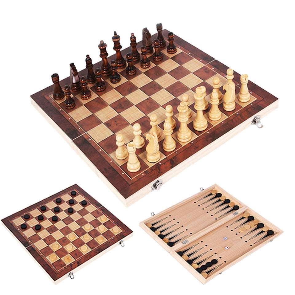 3 in 1 Chess Set Board Material