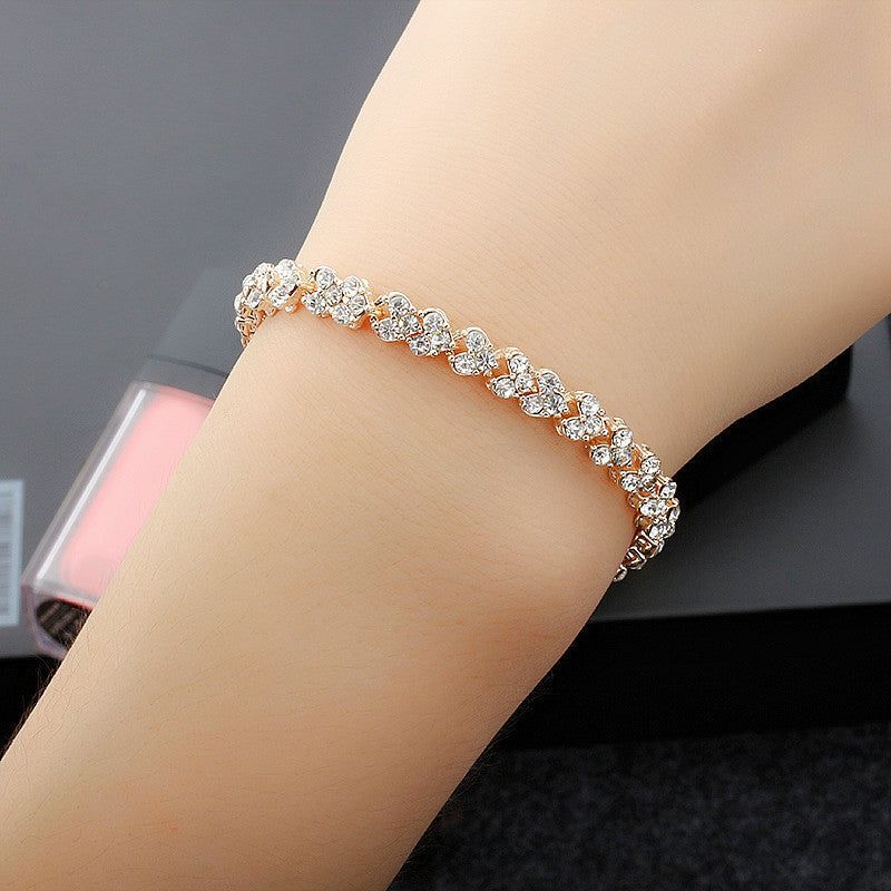 Fashion Crystal Simplicity Zircon Bracelet - Jointcorp