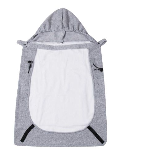 New Warm Wrap Sling Baby Carrier Windproof Baby Backpack Blanket Carrier Cloak Grey Funtional Winter Cover Hot - Jointcorp