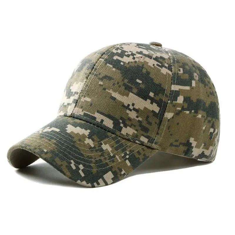 Men's Camouflage Baseball Cap For Men Fashion Summer Sunscreen Hat Women Polyester Hunting Camping Hiking Fishing Caps Gorras