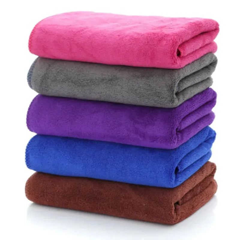 thick Beauty Salon Bath Towel and Face Towel Massage Quick-Dry Special Large Towel Thick Microfiber Absorbent Soft Steaming Tow