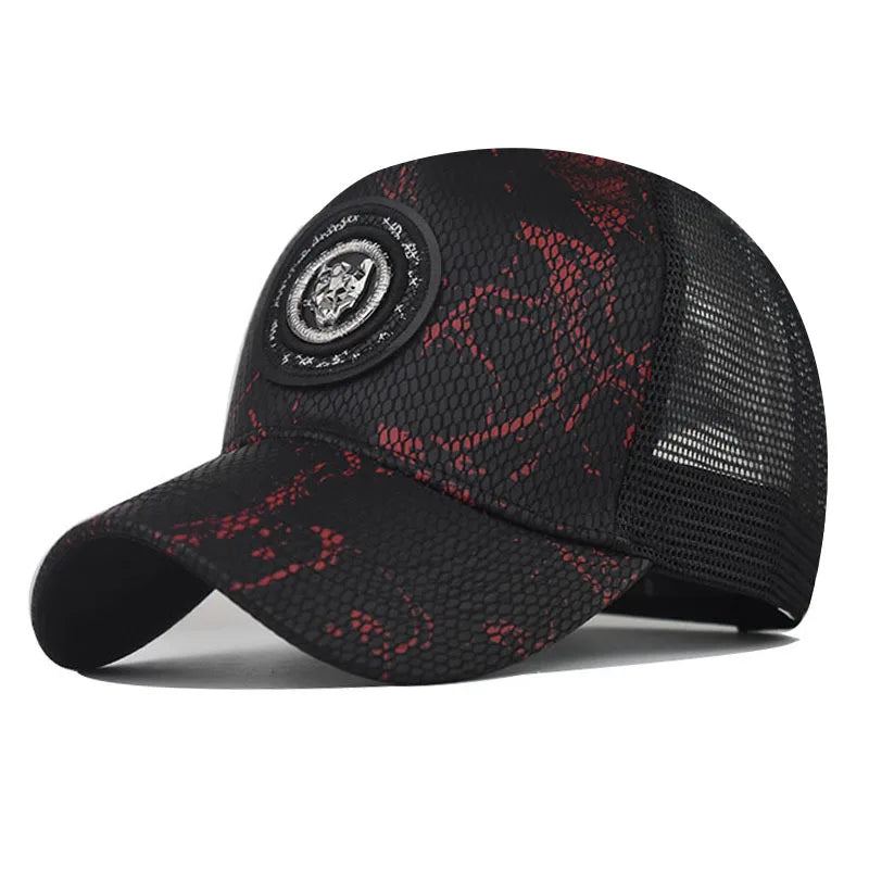 2021 Summer Mesh Baseball Caps New Fashion Trend For Men Women Hip Hop Snapback Breathable Net Sun Hat Oudoor Sport Streetwear