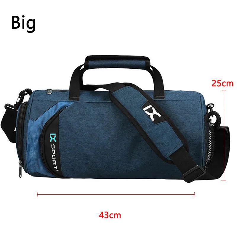 Men Gym Bags For Training Bag Tas Fitness Travel Sac De Sport Outdoor Sports Swim Women Dry Wet Gymtas Yoga Shoes Bag XA103WA