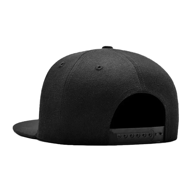 Solid Hip Hop Cap For Men Snapback Hat Women's Baseball Caps Adjustable Flat Brim Bill Plain Visors Boys And Girls Street Dance