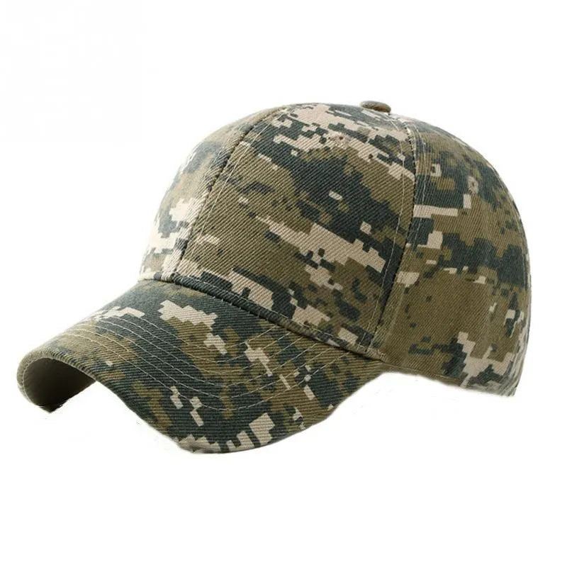 Men's Camouflage Baseball Cap For Men Fashion Summer Sunscreen Hat Women Polyester Hunting Camping Hiking Fishing Caps Gorras