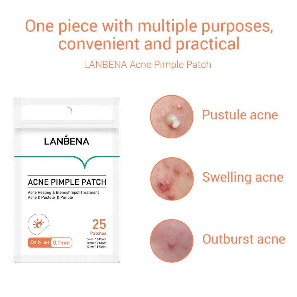 LANBENA Acne Pimple Patch Invisible Acne Removal Stickers Blemish Treatment Acne Master Pimple Remover Daily / Night Stickers