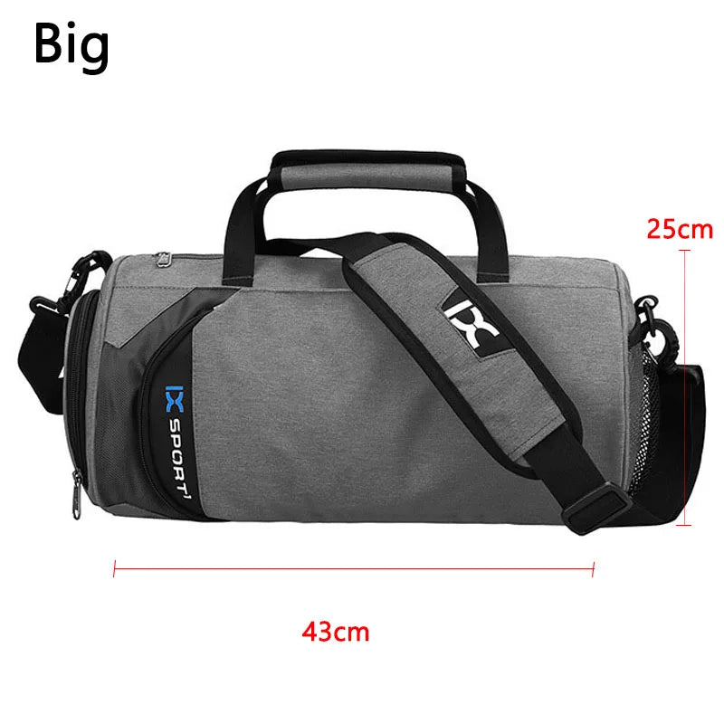 Men Gym Bags For Training Bag Tas Fitness Travel Sac De Sport Outdoor Sports Swim Women Dry Wet Gymtas Yoga Shoes Bag XA103WA