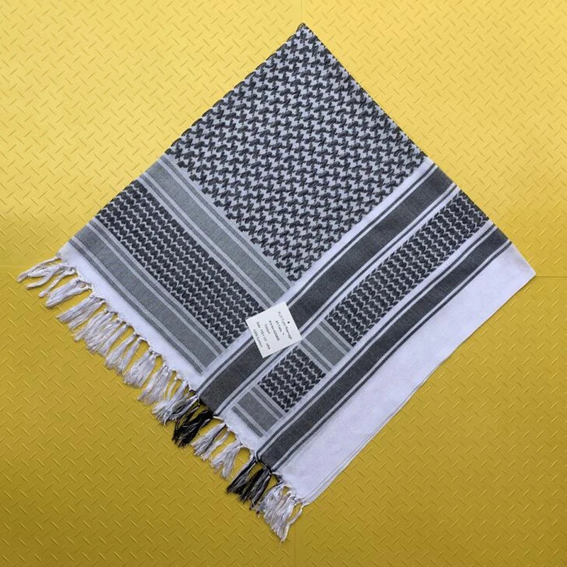 Women Scarf Bandana, Palestinian Kerchief Shawl Neck, Military Tactical Men's Scarf Keffiyeh Palestine Shemagh Neckwarmer Shemag