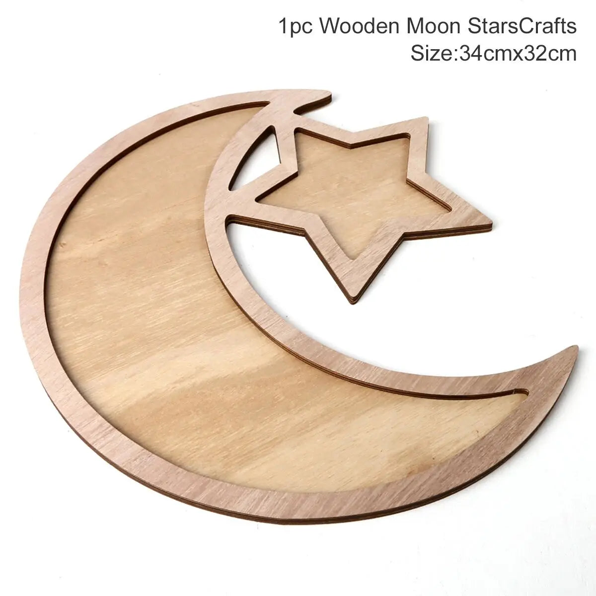 Wooden Pendant EID Mubarak 2025 Ramadan Decoration For Home Kareem Ramadan And Eid Decor Eid AL Adha Islamic Muslim Decor