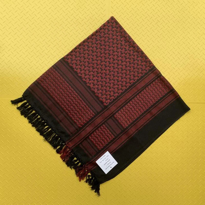 Women Scarf Bandana, Palestinian Kerchief Shawl Neck, Military Tactical Men's Scarf Keffiyeh Palestine Shemagh Neckwarmer Shemag