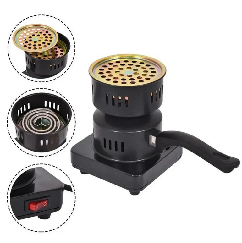 Electric Charcoal Starter Stove Burner Metal Burning Furnace for Shisha Hookah Kitchen Dining Bar Gadgets