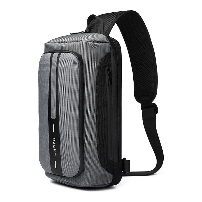 Waterproof Crossbody Bag w/USB & Outdoor Chest Pack - Jointcorp