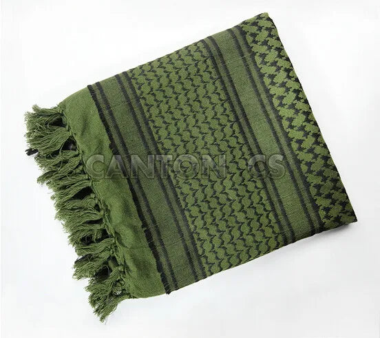 Military Tactical Unisex Arab Shemag Cotton Scarves Hunting Paintball Army Head Scarf Face Mesh Combat Desert Bandanas