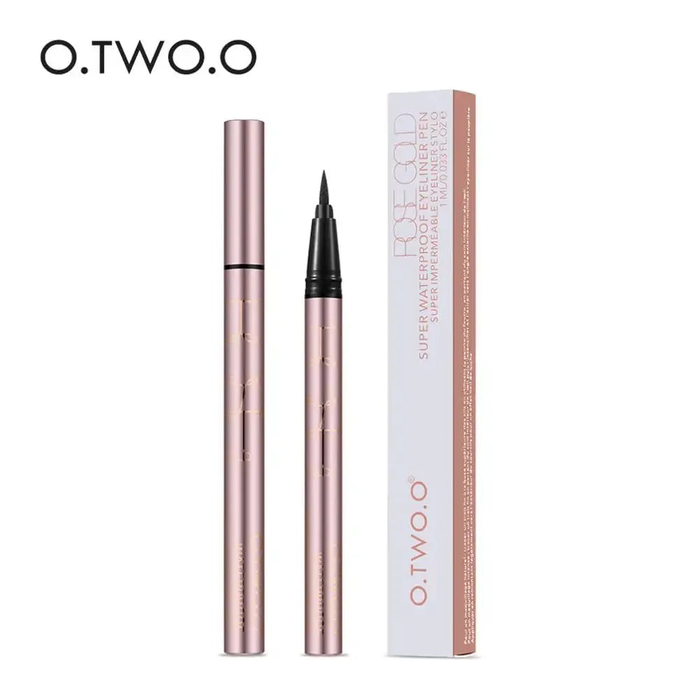 O.TWO.O Brand Liquid Eyeliner Pen Pencil Black Eye Make Up Waterproof Lasting Eye Liner Easy to Wear Eyes Makeup Cosmetics Tools