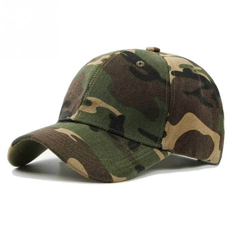 Men's Camouflage Baseball Cap For Men Fashion Summer Sunscreen Hat Women Polyester Hunting Camping Hiking Fishing Caps Gorras