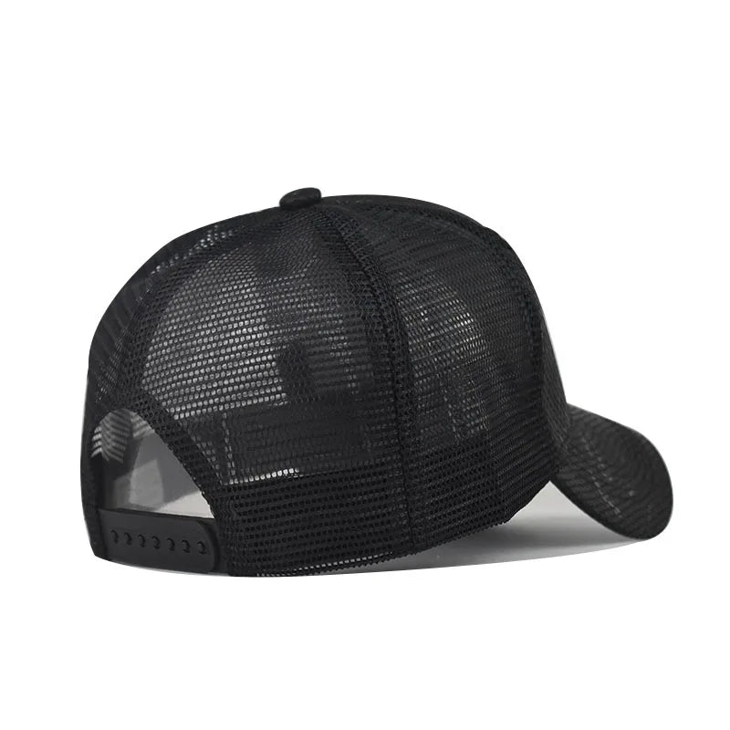 2021 Summer Mesh Baseball Caps New Fashion Trend For Men Women Hip Hop Snapback Breathable Net Sun Hat Oudoor Sport Streetwear