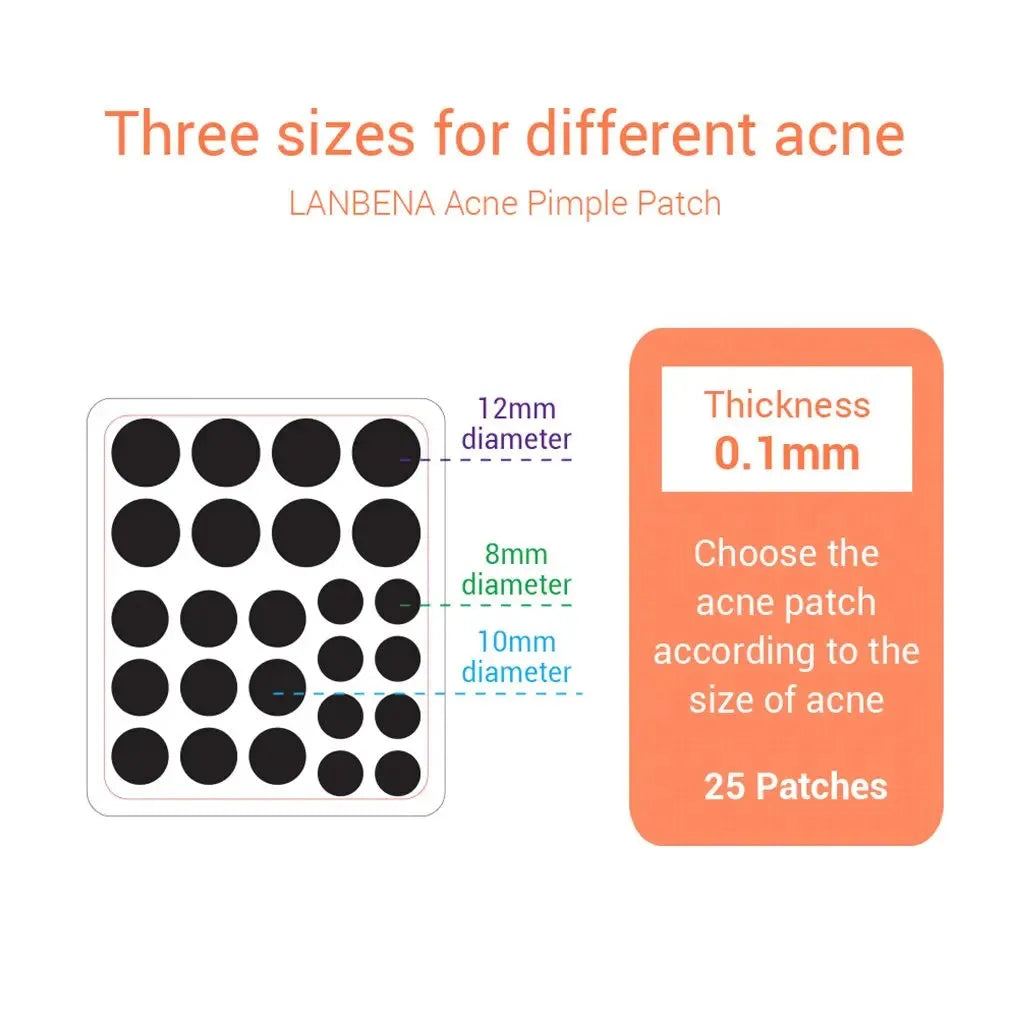 LANBENA Acne Pimple Patch Invisible Acne Removal Stickers Blemish Treatment Acne Master Pimple Remover Daily / Night Stickers