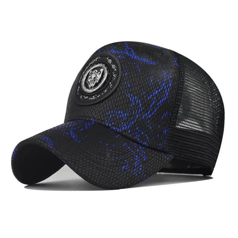 2021 Summer Mesh Baseball Caps New Fashion Trend For Men Women Hip Hop Snapback Breathable Net Sun Hat Oudoor Sport Streetwear