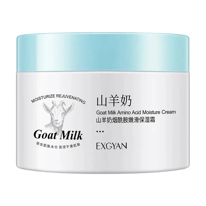 Goat Milk Nicotinamide Whitening Face Cream Anti Wrinkle Moisturizing Nourish Facial Cream Beauty Skin Care 140g