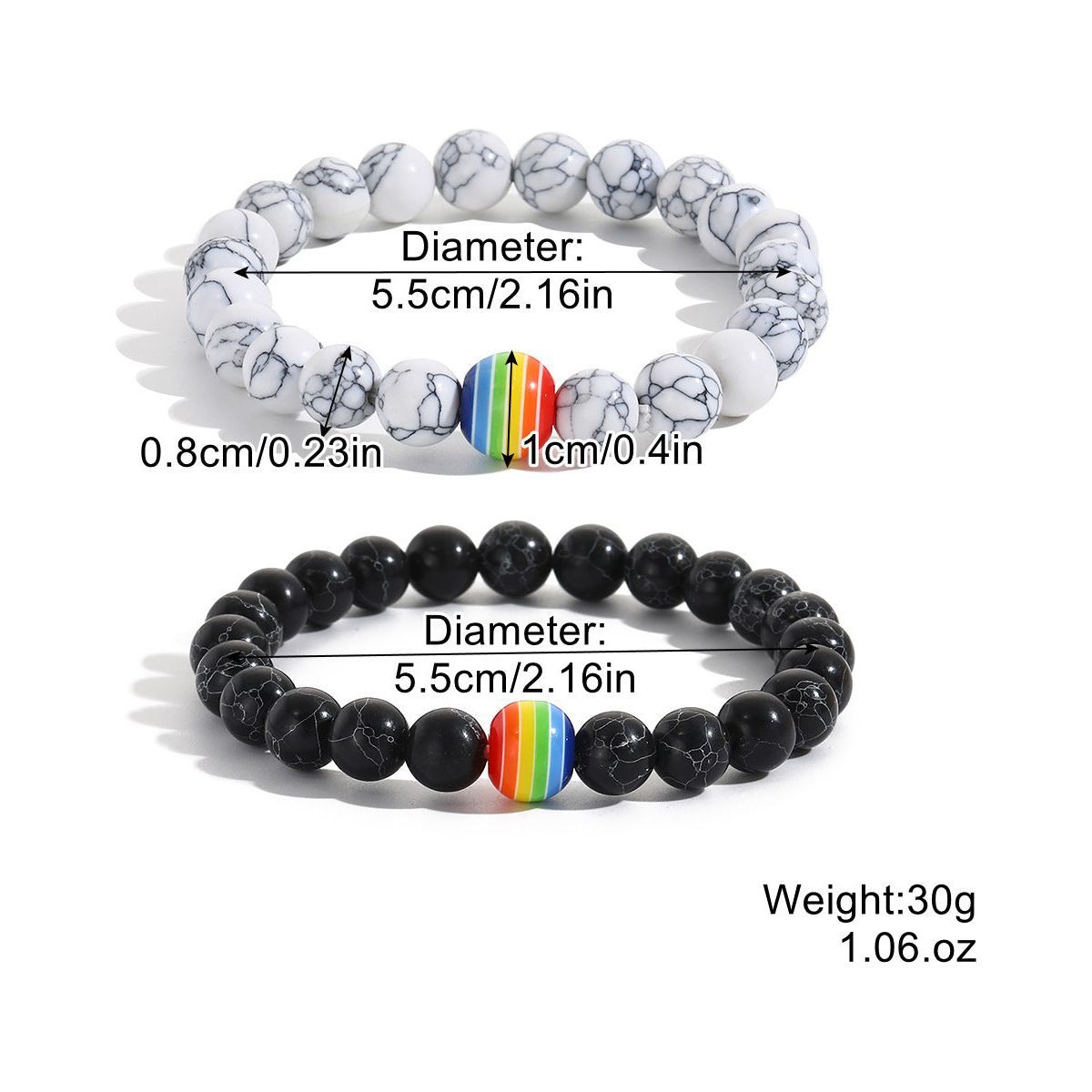 Gay Gift Rainbow Bracelet Set - Jointcorp