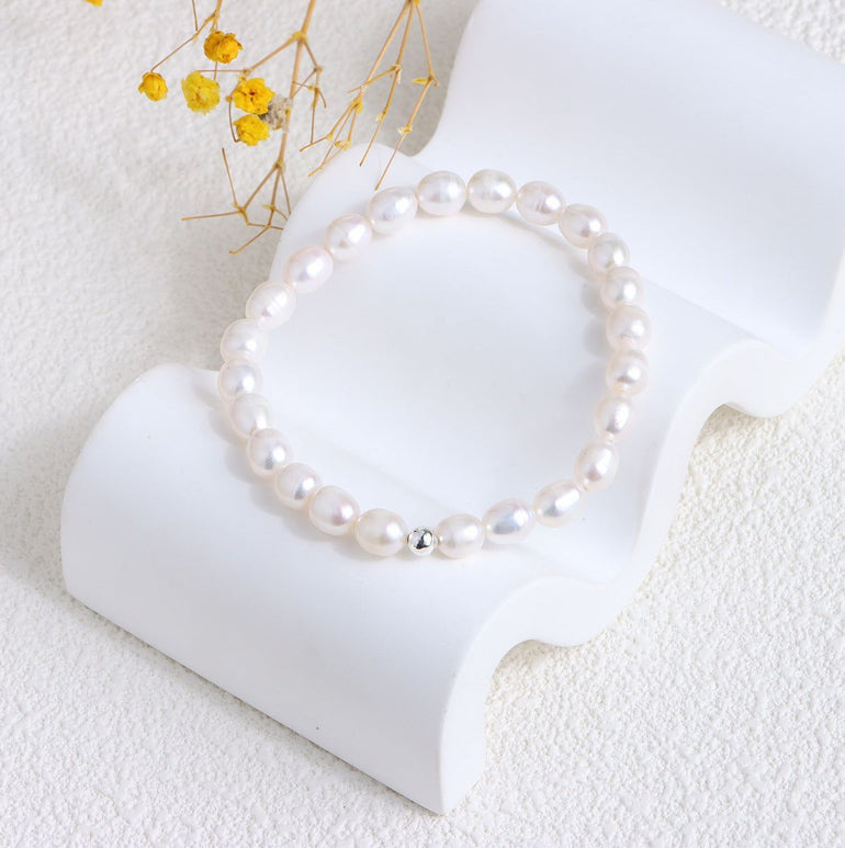 Freshwater Pearl Bracelet Female 14k Real Gold - Jointcorp